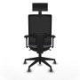 Chaise de Bureau avec Appui-tête Piqueras y Crespo 3D066G1 Gris