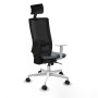 Chaise de Bureau avec Appui-tête Piqueras y Crespo 4B026N1 Gris