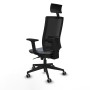 Chaise de Bureau avec Appui-tête Piqueras y Crespo 2D066G1 Gris