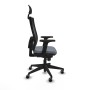 Chaise de Bureau avec Appui-tête Piqueras y Crespo 2D066G1 Gris