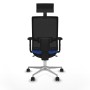 Chaise de Bureau avec Appui-tête Piqueras y Crespo 2D086N1 Bleu