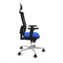 Chaise de Bureau avec Appui-tête Piqueras y Crespo 2D086N1 Bleu