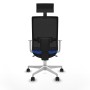 Chaise de Bureau avec Appui-tête Piqueras y Crespo 4B026N1 Bleu