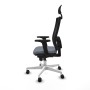 Chaise de Bureau avec Appui-tête Piqueras y Crespo 2D026N1 Gris