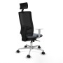 Chaise de Bureau avec Appui-tête Piqueras y Crespo 4B086N1 Gris