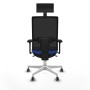 Chaise de Bureau avec Appui-tête Piqueras y Crespo 3D026G1 Bleu