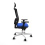 Chaise de Bureau avec Appui-tête Piqueras y Crespo 3D026N1 Bleu