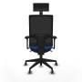 Chaise de Bureau avec Appui-tête Piqueras y Crespo 3D066G1 Bleu