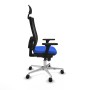 Chaise de Bureau avec Appui-tête Piqueras y Crespo 3D086N1 Bleu