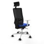 Office Chair with Headrest Piqueras y Crespo 4B086N1 Blue