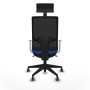 Office Chair with Headrest Piqueras y Crespo 4B066G1 Blue