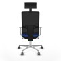 Office Chair with Headrest Piqueras y Crespo 4B086G1 Blue