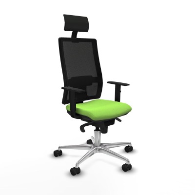Office Chair with Headrest Piqueras y Crespo 1D086N1 Pistachio
