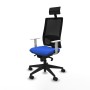 Chaise de Bureau avec Appui-tête Piqueras y Crespo 4B066N1 Bleu