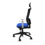 Chaise de Bureau avec Appui-tête Piqueras y Crespo 4B066N1 Bleu