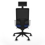Chaise de Bureau avec Appui-tête Piqueras y Crespo 4B066N1 Bleu