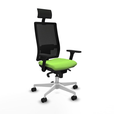Chaise de Bureau avec Appui-tête Piqueras y Crespo 3D026N1 Pistache