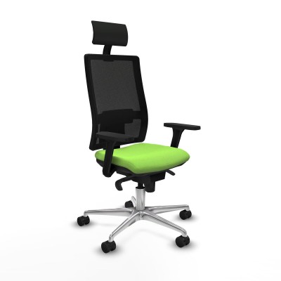 Chaise de Bureau avec Appui-tête Piqueras y Crespo 3D086N1 Pistache