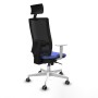 Office Chair with Headrest Piqueras y Crespo 4B026G1 Light Blue