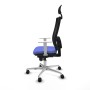 Office Chair with Headrest Piqueras y Crespo 4B086N1 Light Blue