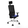 Office Chair with Headrest Piqueras y Crespo 1D026N1 Light Blue