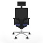 Office Chair with Headrest Piqueras y Crespo 2D086N1 Light Blue