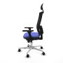 Office Chair with Headrest Piqueras y Crespo 3D086N1 Light Blue