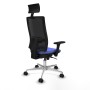 Office Chair with Headrest Piqueras y Crespo 3D086N1 Light Blue