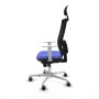 Office Chair with Headrest Piqueras y Crespo 4B086G1 Light Blue
