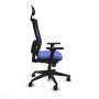 Office Chair with Headrest Piqueras y Crespo 3D066N1 Light Blue