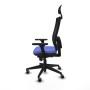 Office Chair with Headrest Piqueras y Crespo 3D066G1 Light Blue