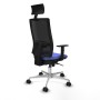 Office Chair with Headrest Piqueras y Crespo 1D086N1 Light Blue