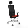 Office Chair with Headrest Piqueras y Crespo 1D026G1 Dark Orange