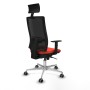 Chaise de Bureau avec Appui-tête Piqueras y Crespo 1D086G1 Orange Foncé