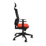 Office Chair with Headrest Piqueras y Crespo 1D066N1 Dark Orange