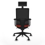 Office Chair with Headrest Piqueras y Crespo 2D066N1 Dark Orange