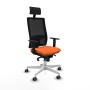 Office Chair with Headrest Piqueras y Crespo 1D026G1 Orange