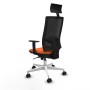 Chaise de Bureau avec Appui-tête Piqueras y Crespo 1D026N1 Orange