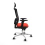 Chaise de Bureau avec Appui-tête Piqueras y Crespo 2D086G1 Orange Foncé