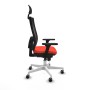 Office Chair with Headrest Piqueras y Crespo 3D026G1 Dark Orange