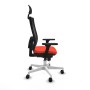 Office Chair with Headrest Piqueras y Crespo 3D026N1 Dark Orange