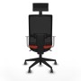 Office Chair with Headrest Piqueras y Crespo 4B066G1 Dark Orange
