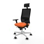 Office Chair with Headrest Piqueras y Crespo 3D026N1 Orange