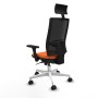 Office Chair with Headrest Piqueras y Crespo 3D026N1 Orange