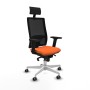 Office Chair with Headrest Piqueras y Crespo 2D026G1 Orange