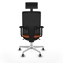 Office Chair with Headrest Piqueras y Crespo 2D026G1 Orange
