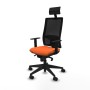 Chaise de Bureau avec Appui-tête Piqueras y Crespo 1D066N1 Orange