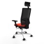 Office Chair with Headrest Piqueras y Crespo 3D086N1 Dark Orange