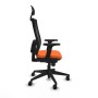 Office Chair with Headrest Piqueras y Crespo 2D066N1 Orange