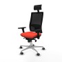 Chaise de Bureau avec Appui-tête Piqueras y Crespo 3D086G1 Orange Foncé
